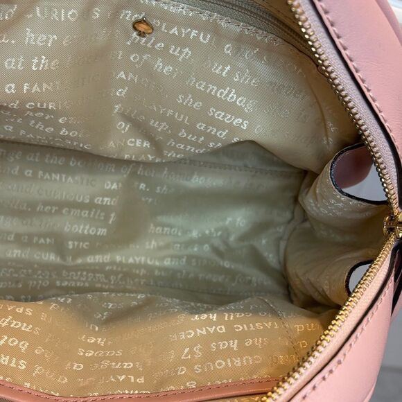 Kate Spade Montrose Avenue Leeland Bow Leather Convertible Satchel Shoulder Bag - Picture 13 of 16